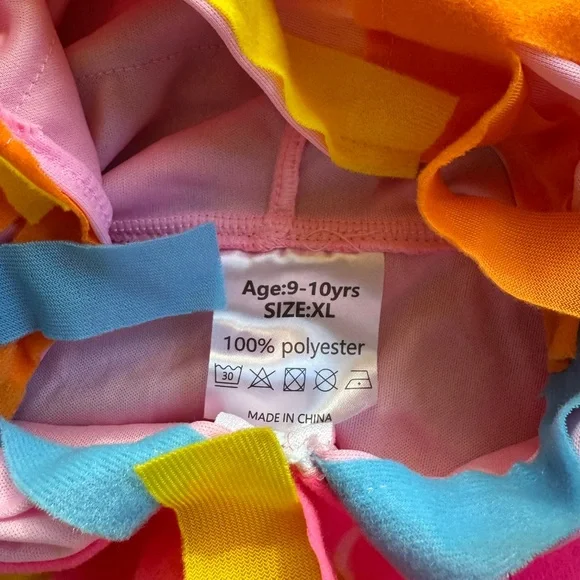 Kids piñata costume fits 9/10. EUC. - Picture 3 of 3